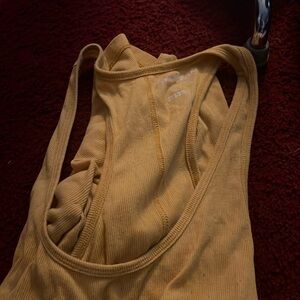 Yellow universal thread tank top